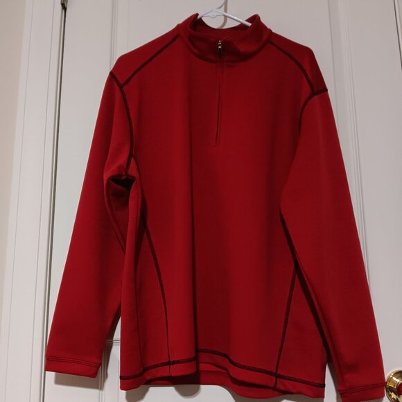 Pair of Men's PEBBLE BEACH quarter zip pullovers MED. with co-ordinating Visor - Picture 2 of 13